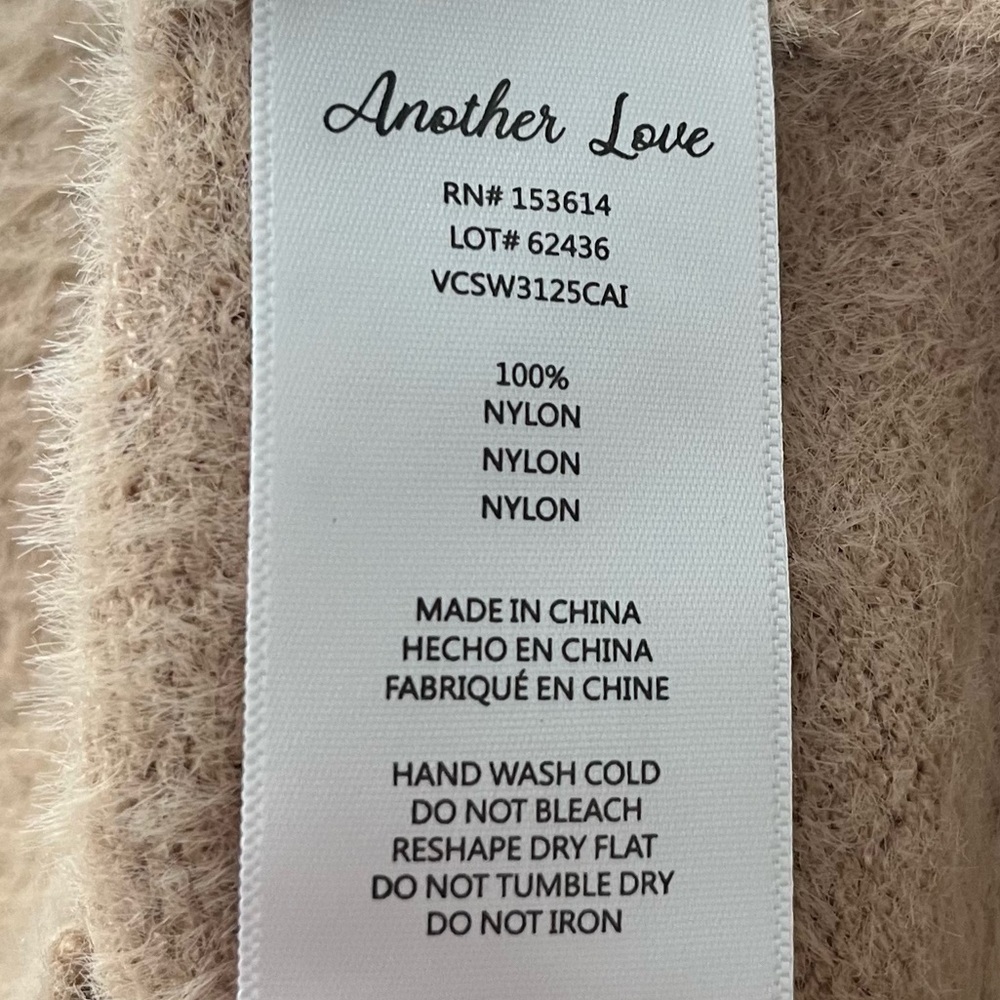 Another Love Finley Fuzzy Knit Sweater Chai - Picture 8 of 10